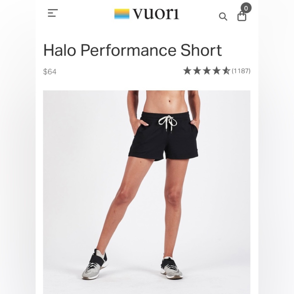 Vuori Halo Performance Short